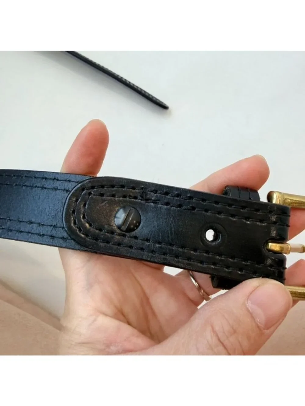 Gould & Goodrich Leather Duty Belt Black Size 36
